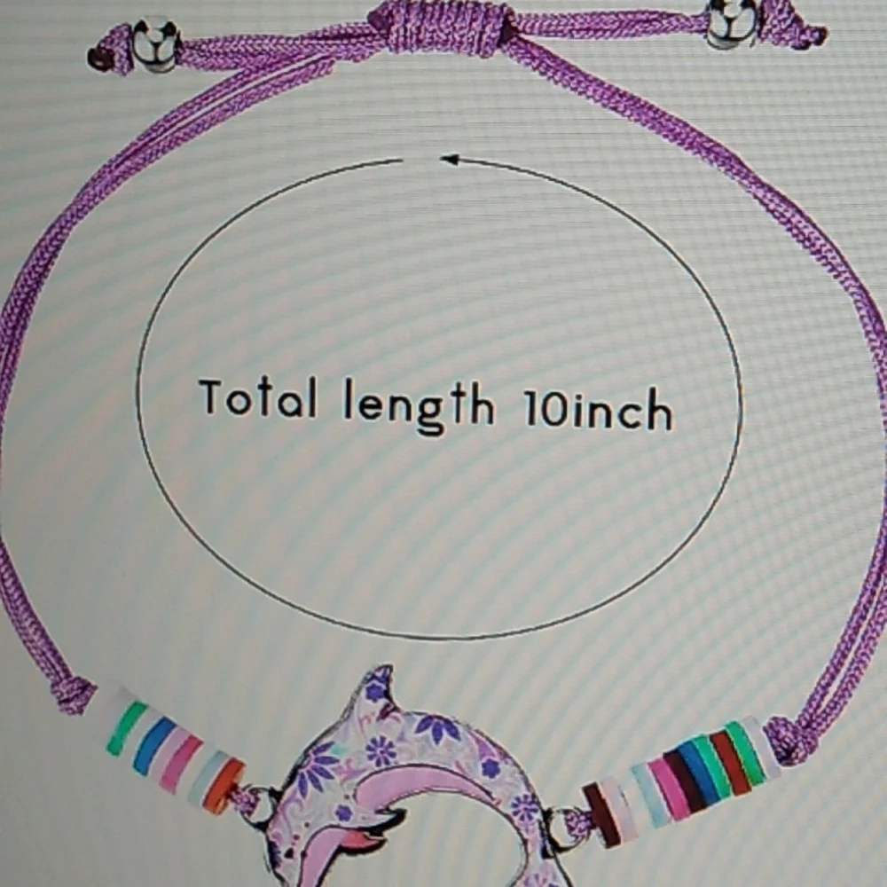 BBTO Gorgeous Heart Bracelet w Pink Cording up to 10 inches